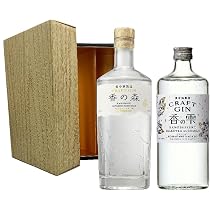 養命酒製造　クラフトジン　香の森　700㍉　２本セット Amazon.co.jp: 養命酒製造 クラフトジン 飲み比べセット 700ml×2本